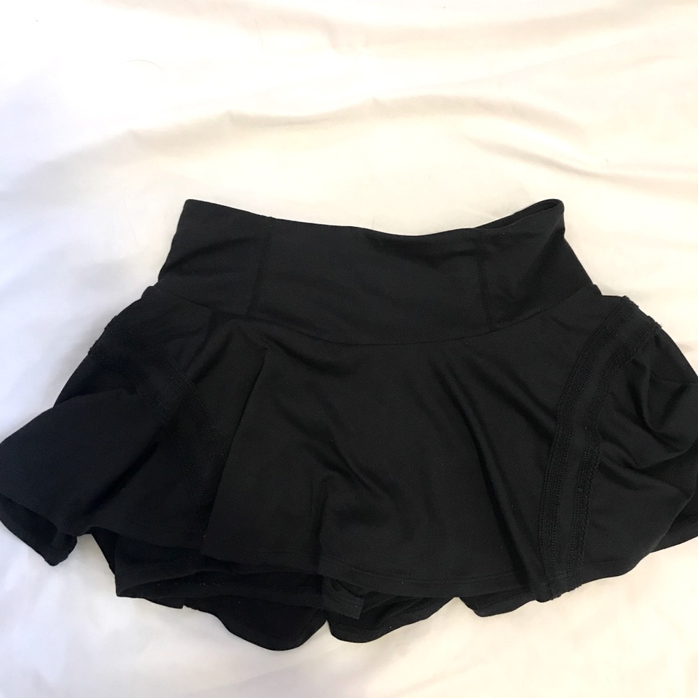 Black tennis skirt from free people size small